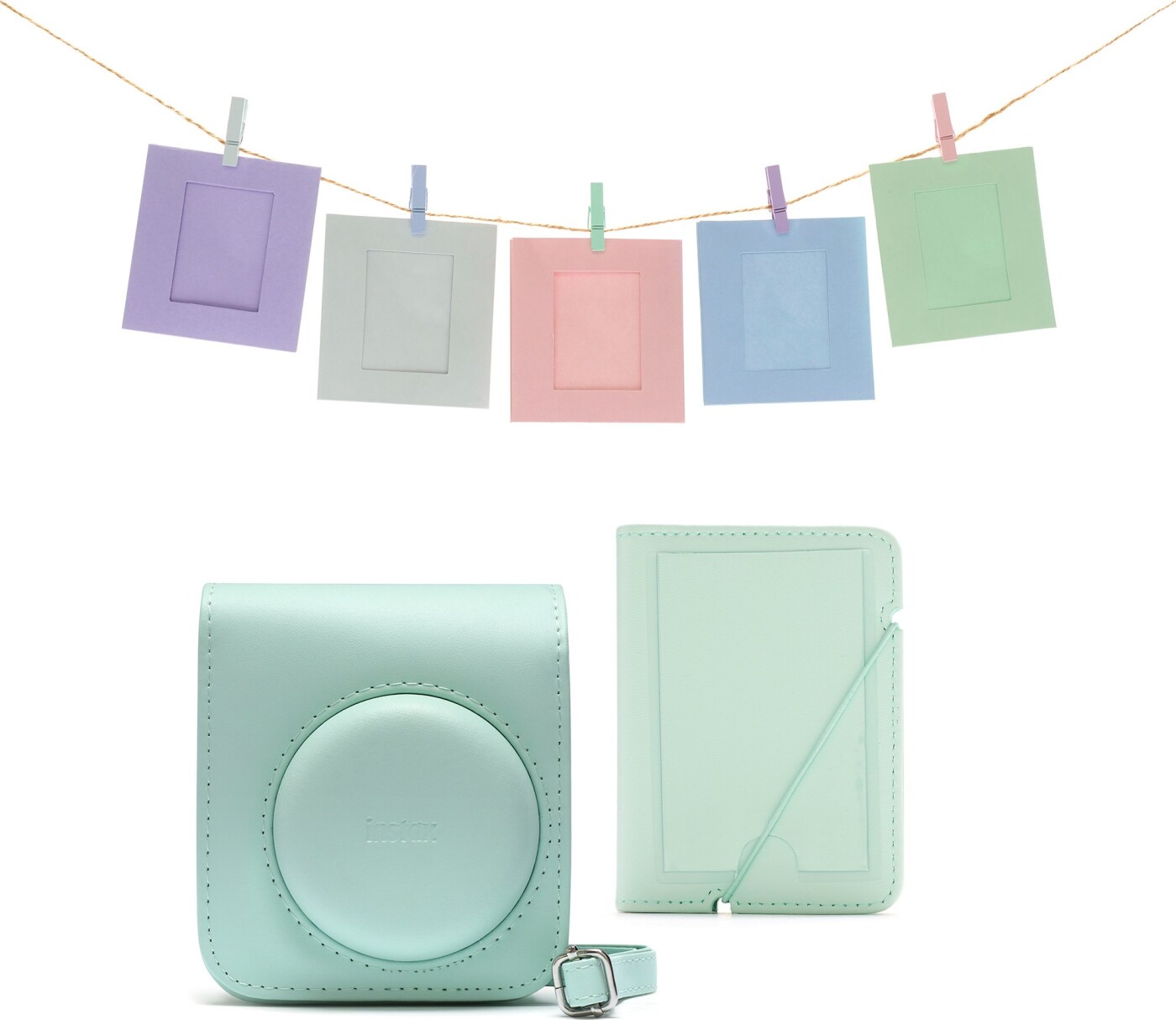Fujifilm INSTAX Mini 12 Accessory Kit - Mintgrøn
