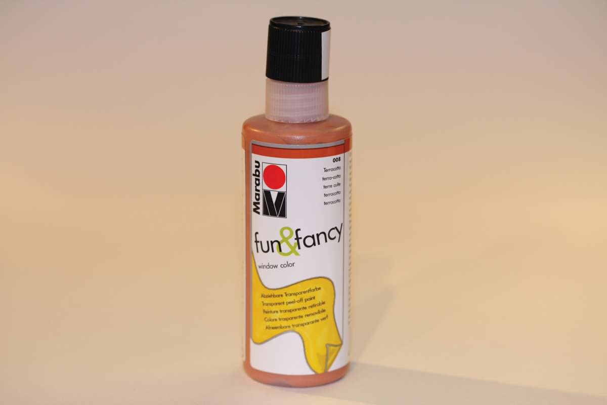 Marabu - Fun & Fancy - Vinduesmaling - 80 Ml - Teracotta