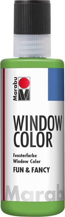 Marabu - Fun & Fancy - Vinduesmaling - 80 Ml - L. Grøn