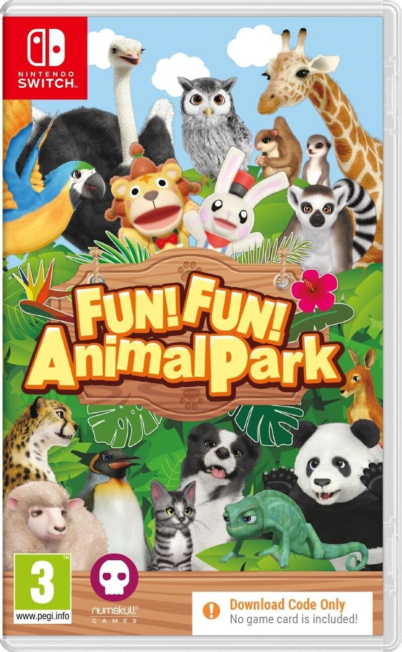 FUN! FUN! Animal Park (Code in Box) - Nintendo Switch Nintendo Switch Spil - GEEKD.dk