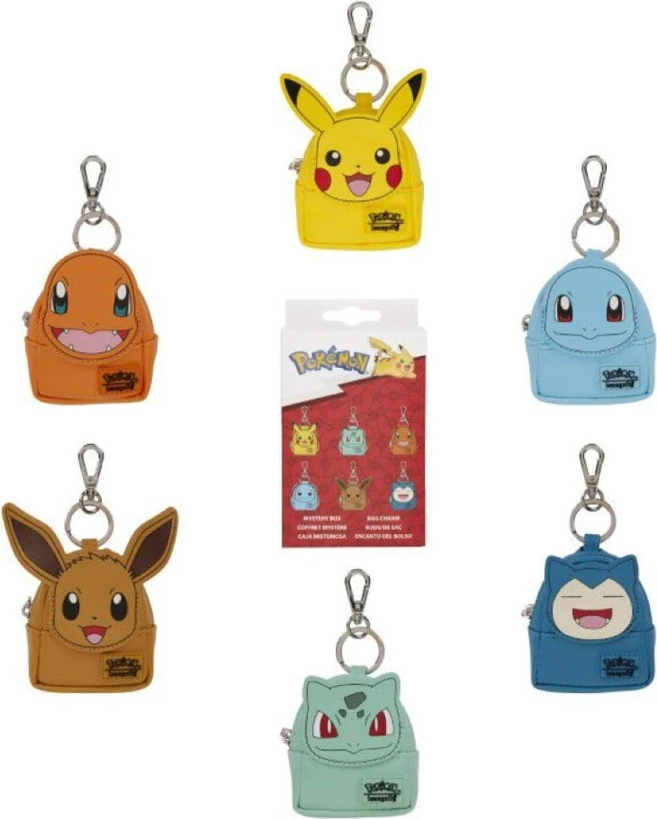 Funko Pop! - Lf Mini Backpack Charm Keychain Pokémon - Assorteret