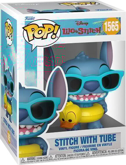 Funko Pop! - 1565 - Stitch With Tube Figur - Lilo & Stitch