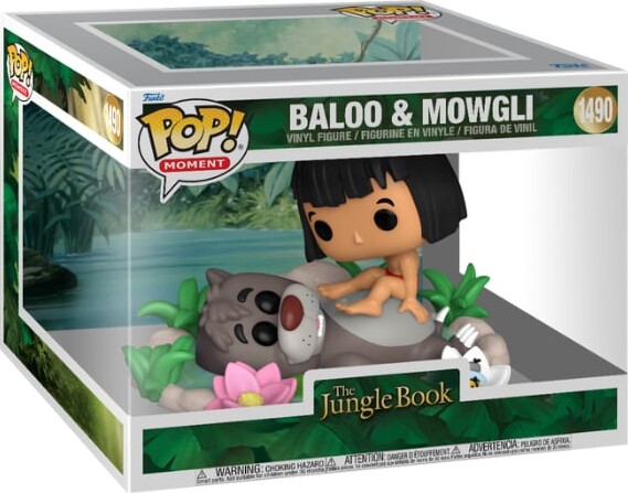 Funko! Pop - Moment Junglebogen - Baloo & Mowgli