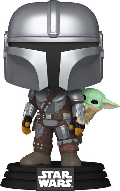 Funko Pop! - Star Wars: The Mandalorian & Grogu - The Mandalorian With Grogu (on Back) (90443)
