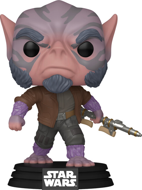 Funko Pop! - Star Wars: The Mandalorian & Grogu - Zeb Orrelios With Bo-rifle (90450)