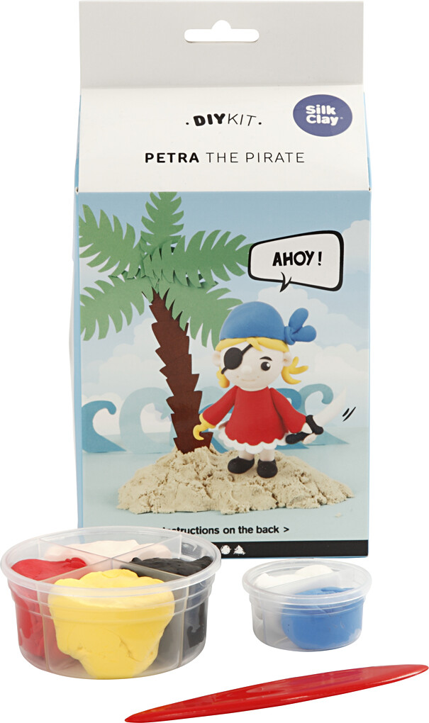 Se Silk Clay - Funny Friends - Diy Kit - Petra The Pirate hos Gucca.dk