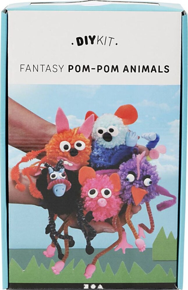 Pom-pom Dyr - Diy Kit billede