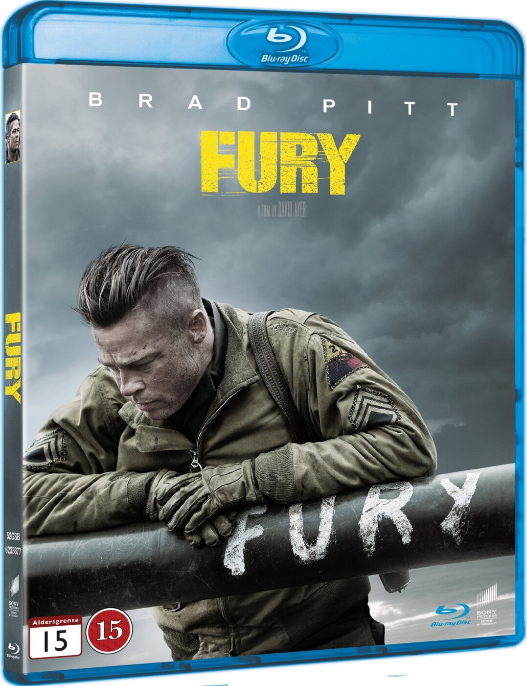 Fury - Brad Pitt - 2014 - Blu-Ray