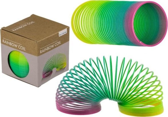 Gående Trappe Fjeder Legetøj - Regnbue