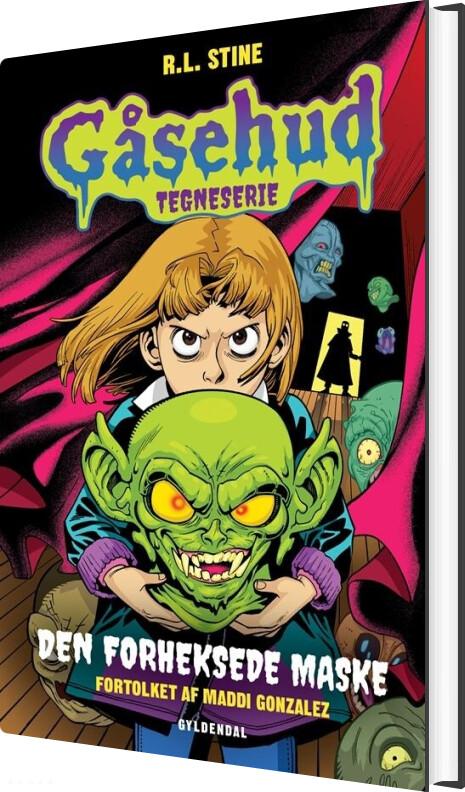 Gåsehud Tegneserie - Den Forheksede Maske - R.l. Stine - Bog