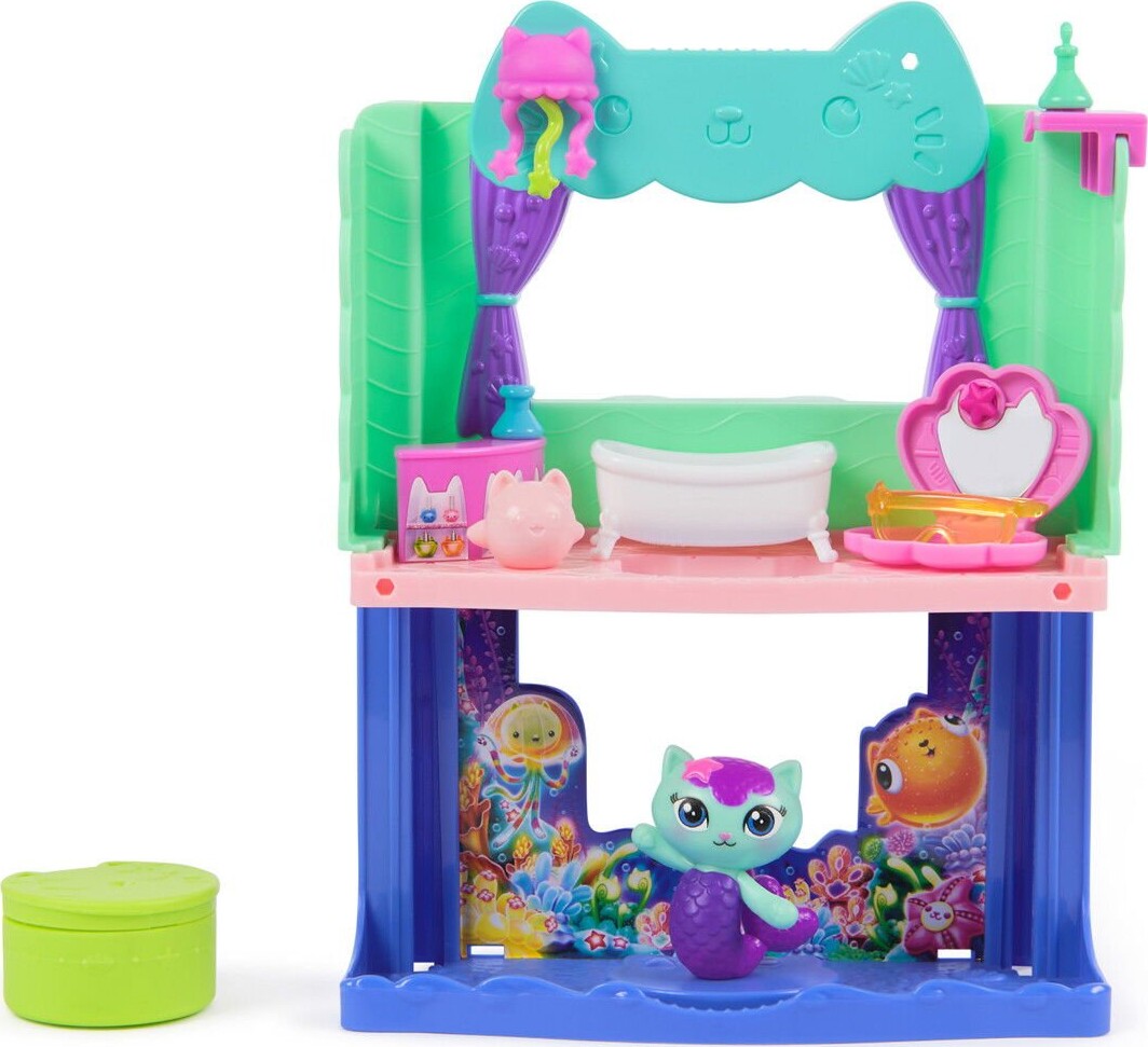 Gabby Dollhouse - The Movie - Mercat's Spa-wesome Bathroom Playset