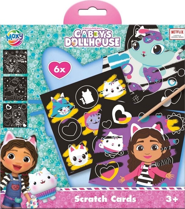 Hobby Mate GABBY´S DOLLHOUSE 6 Scratch card 19*19cm