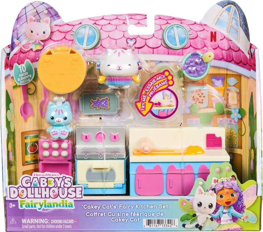 Gabby's Dollhouse - Cakey Cat Fairy Køkken - Spin Master