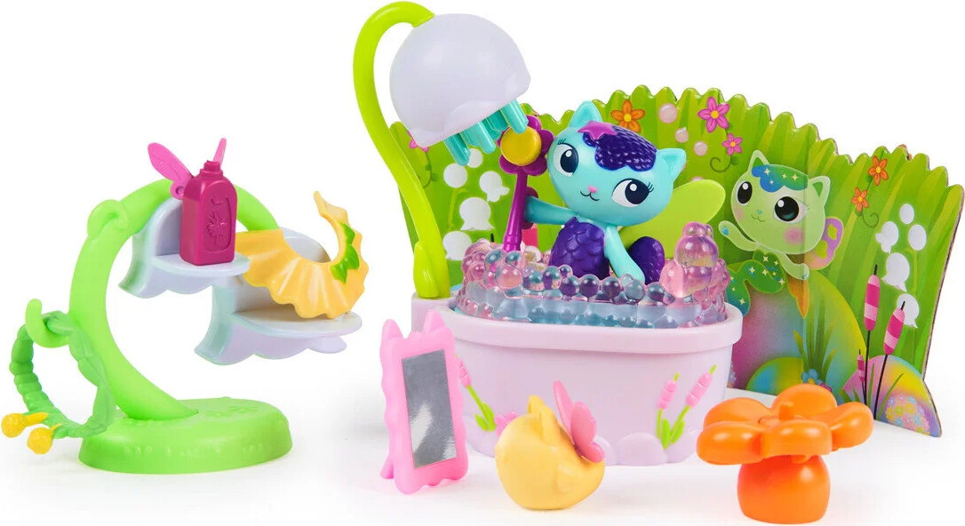 Gabby's Dollhouse Fairy Furniture Set - Mercat'sfairy Bathroom Set - Spin Master