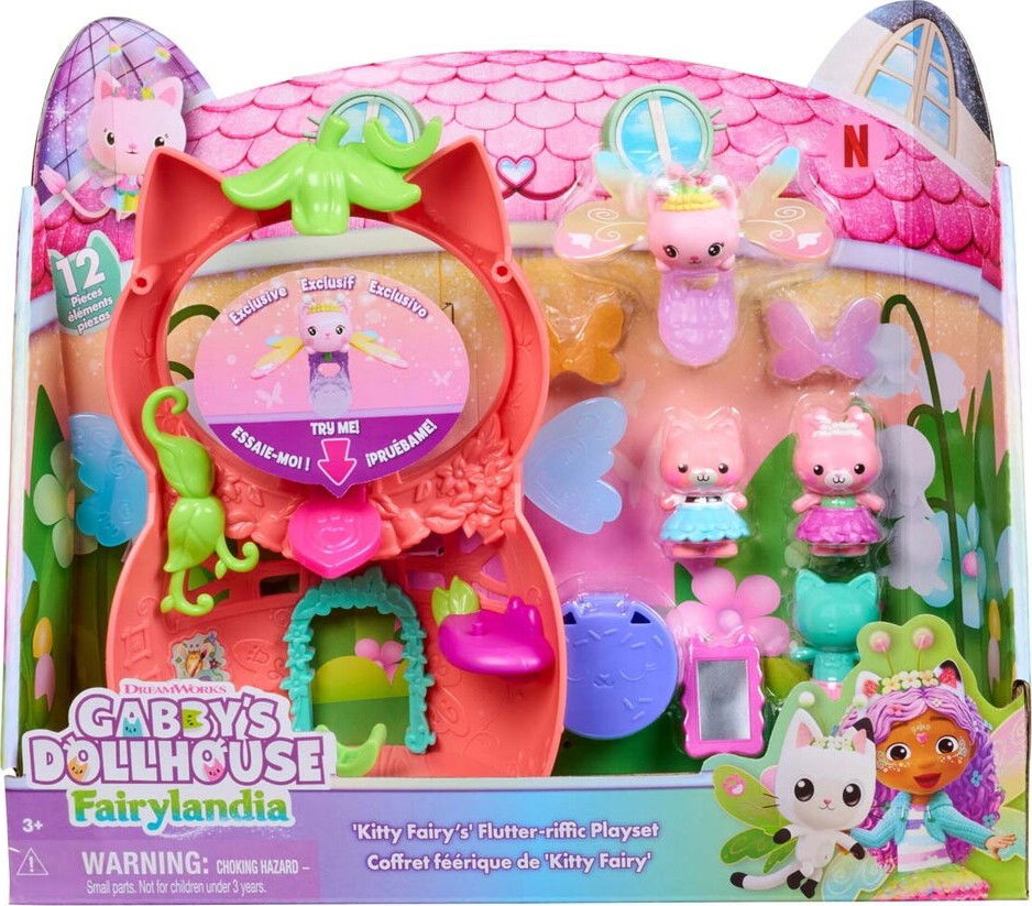 Gabby's Dukkehus - Kitty Fairy's Flutter-riffic Playset - Fairylandia