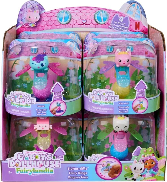Gabby's Dollhouse Flutter - Riffic Fairy Rings - Assorterede
