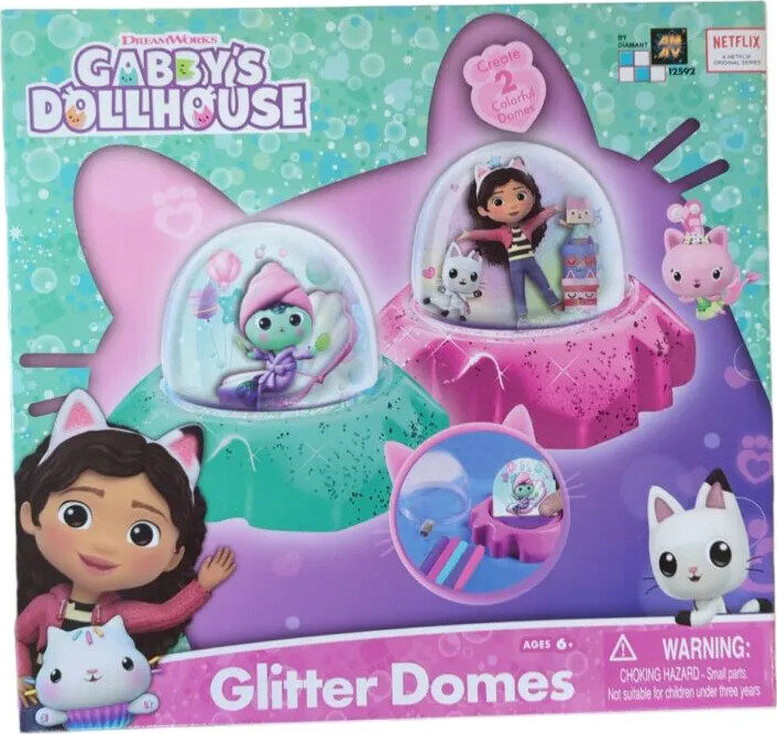 Gabby's Dollhouse - Glitter Domes