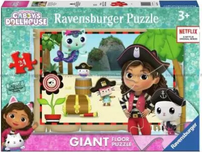 Gabbys Dollhouse Gulvpuslespil 24 Brikker - Ravensburger