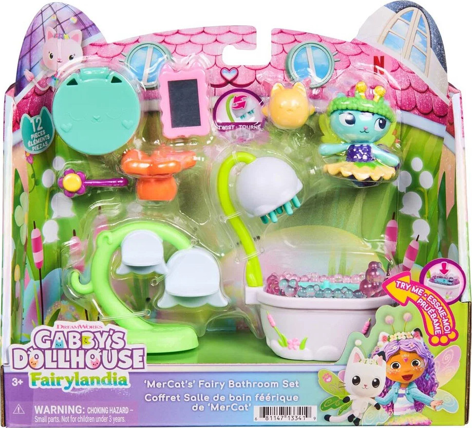 Gabby's Dollhouse - Mercat Fairy Badeværelse - Spin Master