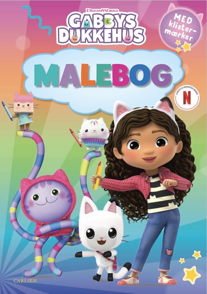 Gabbys Dukkehus - Malebog - 6 Stk - Bog