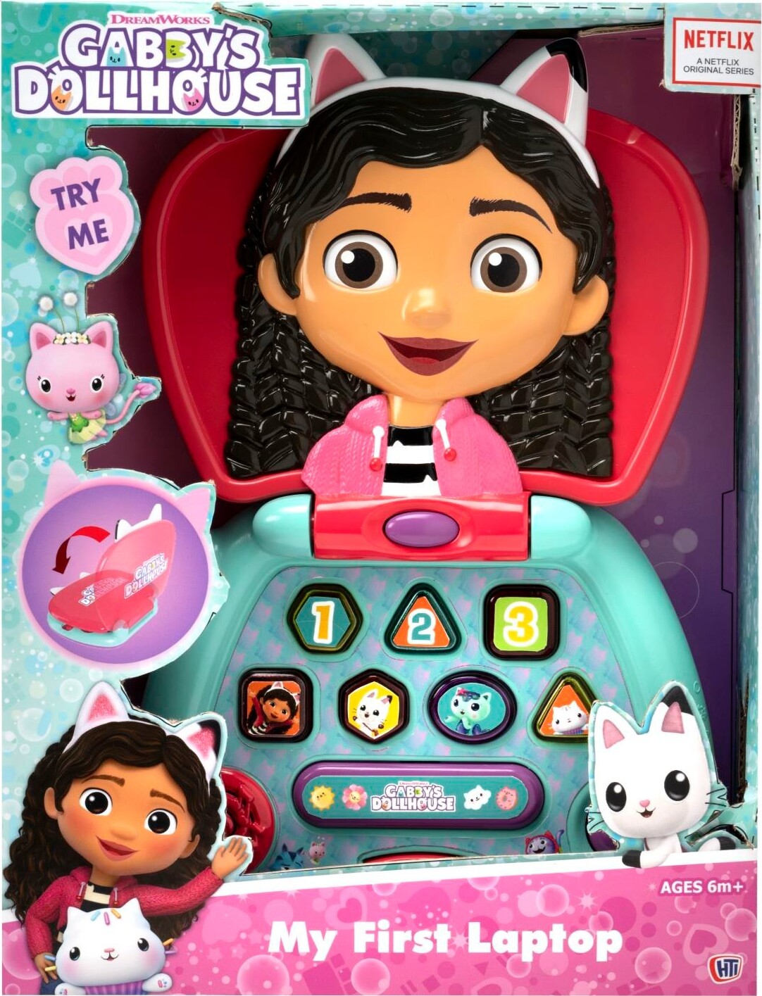 Gabby's Dollhouse - Min Første Computer - Legetøj Til Børn