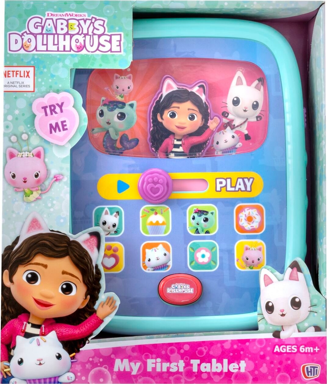Gabby's Dollhouse - Min Første Tablet - Legetøj Til Børn