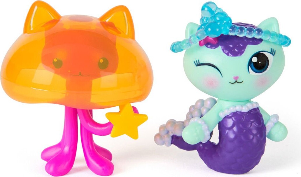 Gabby's Movie 2pack Figure-mercat & Cat Jelly Fish (6074329)