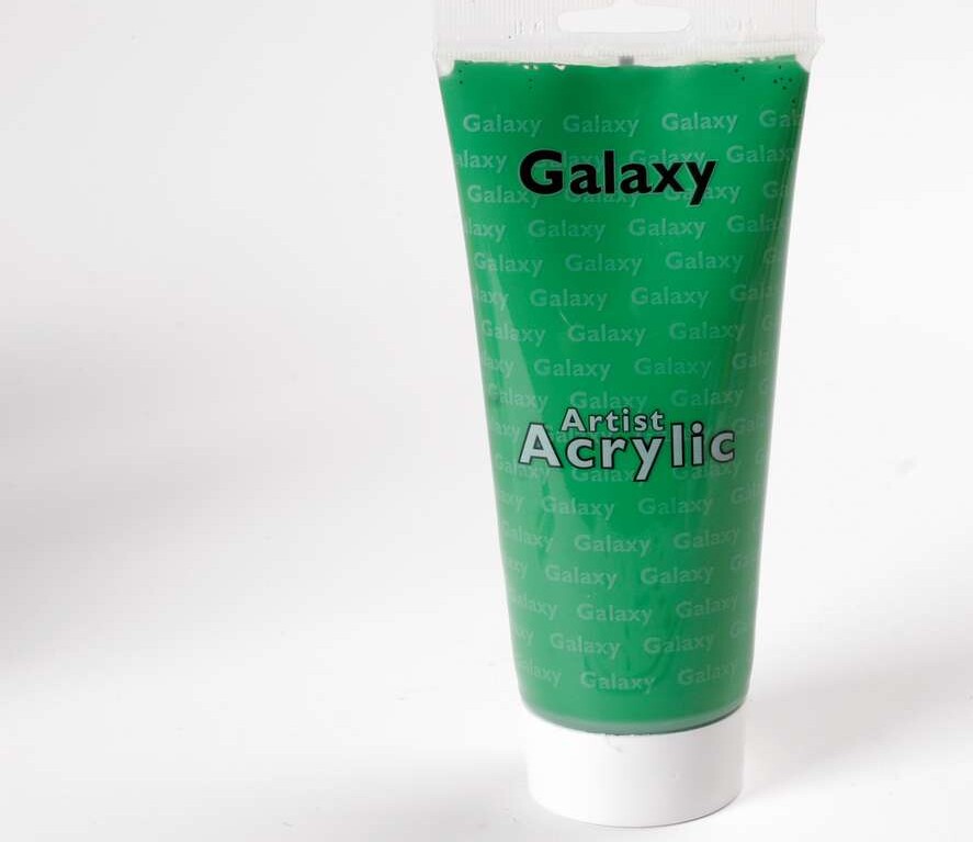 Vandbaseret Akrylmaling - 200 Ml - Cadmium Grøn - Galaxy Acrylic