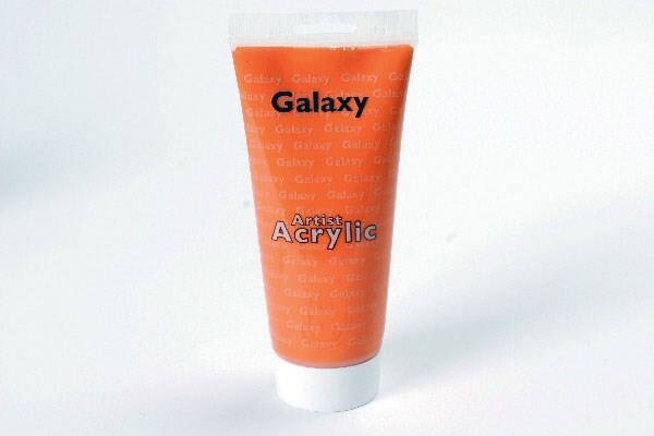 Vandbaseret Akrylmaling - 200 Ml - Cadmium Orange - Galaxy Acrylic