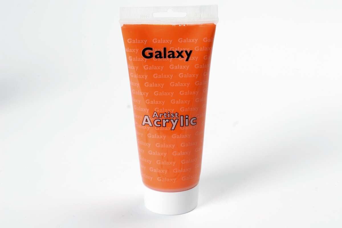 Vandbaseret Akrylmaling - 200 Ml - Cadmium Orange - Galaxy Acrylic