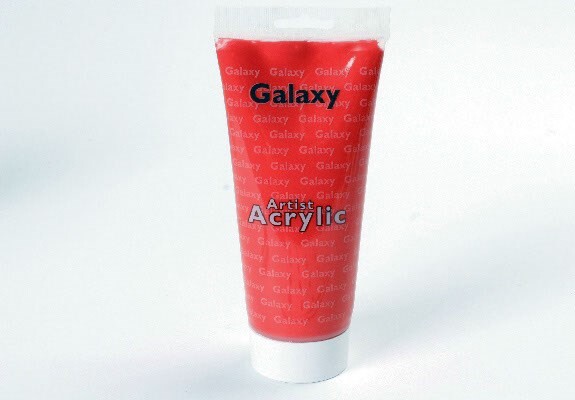 Vandbaseret Akrylmaling - 200 Ml - Cadmium Rød - Galaxy Acrylic