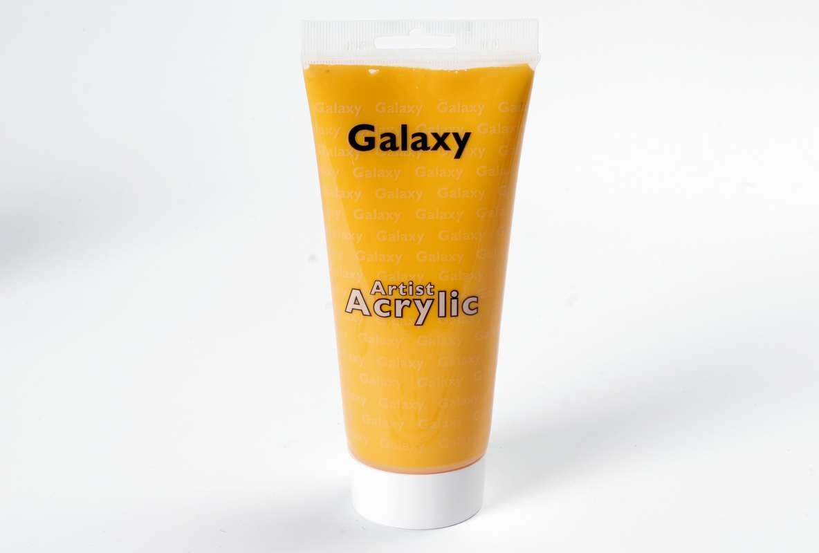 Vandbaseret Akrylmaling - 200 Ml - Cadmium Gul Med - Galaxy Acrylic