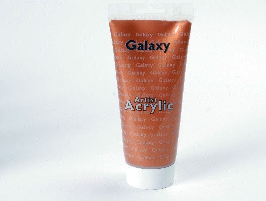Vandbaseret Akrylmaling - 200 Ml - Kobber - Galaxy Acrylic