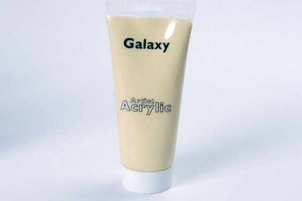 Vandbaseret Akrylmaling - 200 Ml - Naples Gul - Galaxy Acrylic