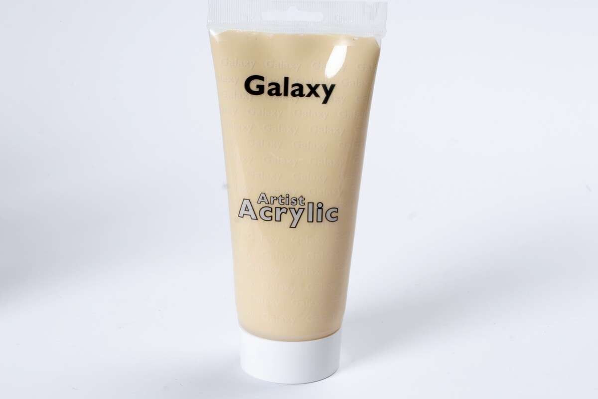 Vandbaseret Akrylmaling - 200 Ml - Naples Gul - Galaxy Acrylic