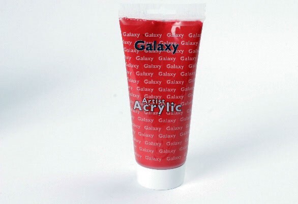 Vandbaseret Akrylmaling - 200 Ml - Naptholene Carmine - Galaxy Acrylic