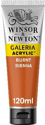 Winsor & Newton Akrylmaling - Galeria - Brændt Orange 120 Ml