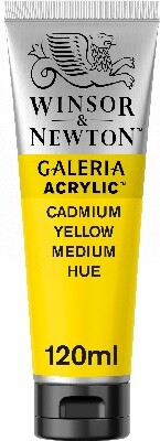 Winsor & Newton Akrylmaling - Galeria - Gul 120 Ml