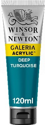 Winsor & Newton Akrylmaling - Galeria - Dyb Turkis 120 Ml