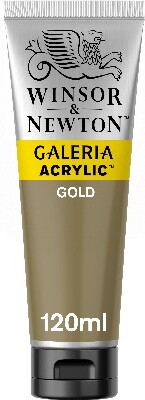 Winsor & Newton - Galeria Akrylmaling - Gold 120 Ml