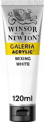 Winsor & Newton - Galeria Akrylmaling - Mixing White 120 Ml
