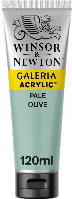 Winsor & Newton - Galeria Akrylmaling - Pale Olive 120 Ml