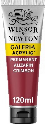 Winsor & Newton - Galeria Akrylmaling - Permanent Alizarin Crimson 120 Ml