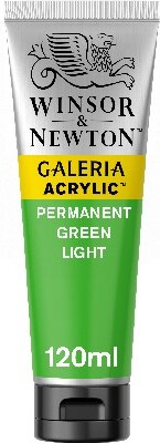 Winsor & Newton - Akrylmaling - Permanent Green Light 120 Ml