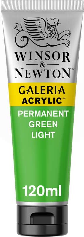 Winsor & Newton - Akrylmaling - Permanent Green Light 120 Ml