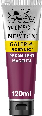 Winsor & Newton - Galeria Akrylmaling - Magenta 120 Ml