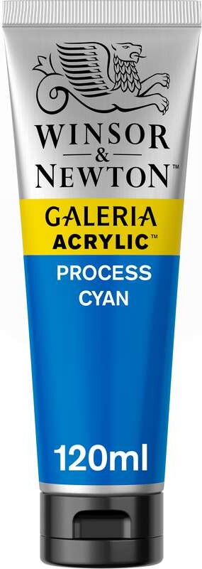 Winsor & Newton - Galeria Akrylmaling - Process Cyan 120 Ml
