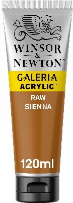 Winsor & Newton - Galeria Akrylmaling - Raw Sienna 120 Ml