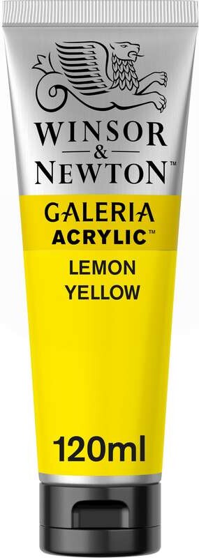 Winsor & Newton - Galeria Akrylmaling - Lemon Yellow 120 Ml