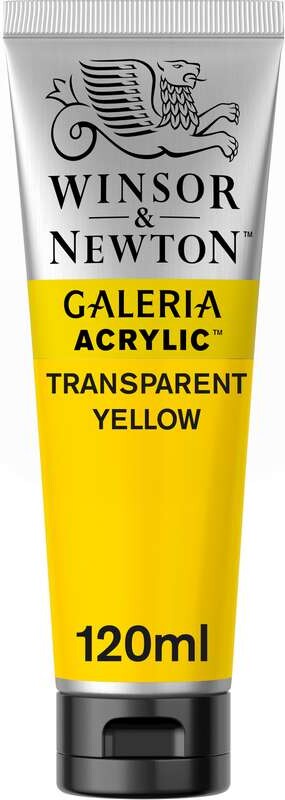 Winsor & Newton - Akrylmaling - Transparent Gul 120 Ml